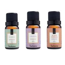 Kit 3 Essencias Aromatizantes Via Aroma