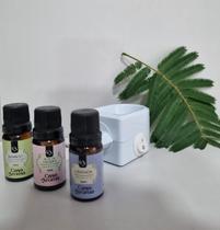 Kit 3 Essências Concentrada Para Difusor LAVANDA, BAMBOO, FLOR DE CEREJEIRA, Aroma e Fragância 10ml