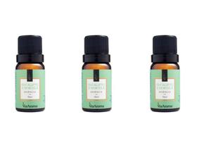 Kit 3 Essências Eucalipto E Hortelã - 10Ml Via Aroma