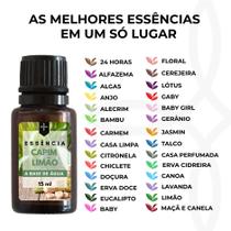 Kit 3 Essências Hidrossolúveis Umidificador Aromatizador 220ml LED 7 Cores Portátil