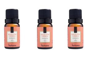 Kit 3 Essências Maça Com Canela - 10Ml Via Aroma