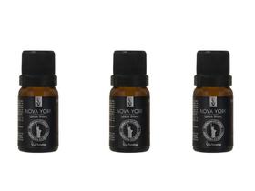 Kit 3 Essências Nova York/Lótus Blanc - 10Ml Via Aroma