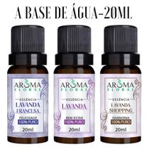 Kit 3 Essências Para Aromatizador e Difusor Elétrico a Base de Água Escolha seus Aromas l Aroma Floral