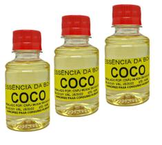 Kit 3 Essencias Pesca Coco 100ml cada Total 300 ml Boa
