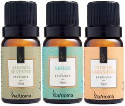 Kit 3 Essências Via Aroma - Aromatizador Aromaterapia 10ml Maça, Vanilla, Lavanda, Cerejeira, Bamboo Kit 3 Essências Via Aroma - Aromatizador Aromaterapia 10ml Maça, Vanilla, Lavanda, Cerejeira, Bamboo