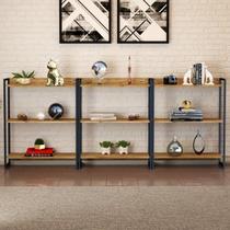 Kit 3 Estantes para Livros Industrial 3 Prateleiras 104cmx240cm Active Yescasa