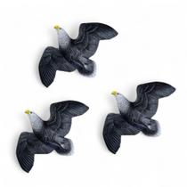 Kit 3 Estátuas Águia Gavião Parede 38 cm Para Pendurar Acompanha Gancho VÁRIAS VARIEDADES