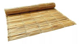 Kit 3 Esteira De Praia 2,00 Metros Palha Taboa Tipo A****