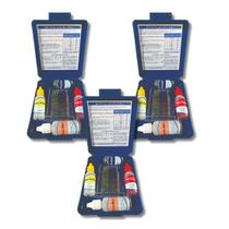 kit 3 Estojo de análise Cloro, PH e Alcalinidade - Aquality
