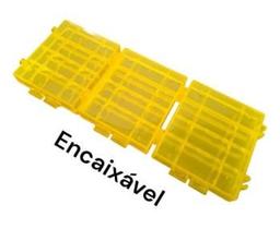 Kit 3 Estojos para 4 Pilhas AA ou 5 Pilhas AAA Palito com Encaixe