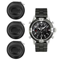 Kit 3 Estojos Porta Relógio Para Viagem Trabalho Transporte