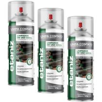 Kit 3 Etaniz Limpa Contato Spray Chesiquimica 300ml
