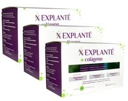 Kit 3 Explanté Colágeno Hidrolisado Peptan Com Licopeno