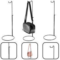 Kit 3 Expositor Porta Bolsas Regulável Vitrine Balcão Loja