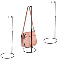 Kit 3 Expositor Porta Bolsas Regulável Vitrine Balcão Loja