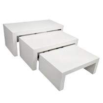 Kit 3 Expositores De Doces Para Festas Base MDF 10x35x20cm/7,5x30x18cm/5x25x16cm Kit 3 Expositores De Doces Para Festas Base MDF 10x35x20cm/7,5x30x18cm/5x25x16cm