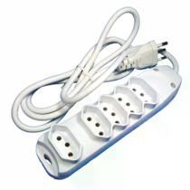 Kit 3 Extensões Elétrica De 1,5m Com 5 Tomadas - Dni 7215 Kit 3 Extensões Elétrica De 1,5m Com 5 Tomadas - Dni 7215