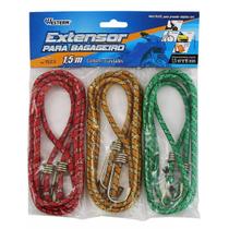 Kit 3 Extensor Elástico para Bagageiro 1,5m Western