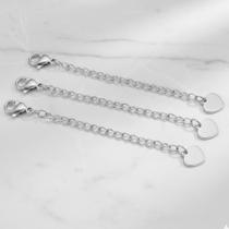 Kit 3 Extensor Prologandor Pulseira Colar Corrente Com Fecho Kit 3 Extensor Prologandor Pulseira Colar Corrente Com Fecho