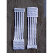 Kit 3 Extensores de Soutien Grande - Elástico Tule - Extensor de Sutiã grande elástico Tule - Tamanh