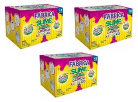 Kit 3 Fabrica De Slime Kimeleka Crunch Arco Iris Acrilex - Artkids