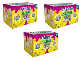 Kit 3 Fabrica De Slime Kimeleka Crunch Arco Iris Acrilex - Artkids