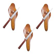 Kit 3 Faca Pantanal Punhal C/ Bainha Pesca Churrasco Aço Kit 3 Faca Pantanal Punhal C/ Bainha Pesca Churrasco Aço