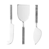 Kit 3 Facas para Queijo em Aço Inox Espiral Wolff Kit 3 Facas para Queijo em Aço Inox Espiral Wolff