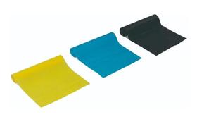 Kit 3 Faixas Elásticas Thera Band Fisioterapia Pilates
