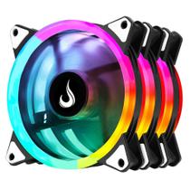 Kit 3 Fans Gamer Rise Mode Energy Argb 120mm