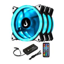 Kit 3 fans gamer rise mode smart 6p rgb 12v 120mm - rm-fn-02-rgb