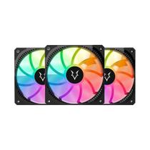 Kit 3 Fans Husky Arctic Breeze ARGB 120mm Preto - HKCF300PT Kit 3 Fans Husky Arctic Breeze ARGB 120mm Preto - HKCF300PT