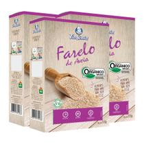 Kit 3 Farelo de Aveia Orgânico Integral Pura 170gr cada Tia Sônia