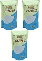 KIT 3 Farinha De Arroz Orgânica Vegana S Glúten Ecobio 1,5Kg