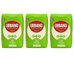 Kit 3 Farinha de Arroz Sem Gluten Integral Urbano - 1kg