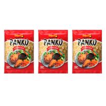 Kit 3 Farinha Para Empanar Panko Tipo Oriental 200g Crocante Vários Pratos Mais Textura Frituras Saborosas