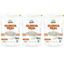 Kit 3 Farinha Quinoa Real Orgânica Vitalin 150g