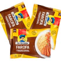 Kit 3 Farofa Pronta da Terrinha Tradicional 400g