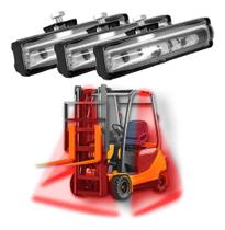 Kit 3 Farol Barra Led Red Zone 20w Empilhadeira Universal