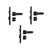 Kit 3 Fechadura Firenze Banheiro Preto Fosco 4cm MGM Kit 3 Fechadura Firenze Banheiro Preto Fosco 4cm MGM