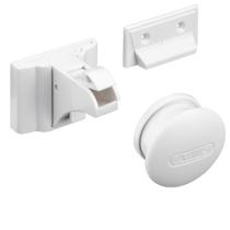 Kit 3 Fecho Magnético Safe Fix Invisivel 1 Puxador Para Portas Hafele 253.50.020