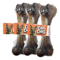 Kit 3 Fêmur Suína Osso Natural Desidratada Pet