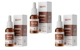 Kit 3 Ferro Ydrosolv 30ml envio imediato Kit 3 Ferro Ydrosolv 30ml envio imediato