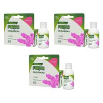 Kit 3 Fertilizante Para Orquídeas Floração Concentrado Forth - 60 mL