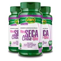 Kit 3 Fibra Seca Unilife 60 Cápsulas 910mg