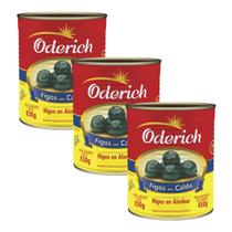 Kit 3 Figos Em Calda Oderich Lata 830g