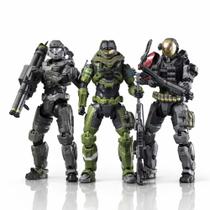 Kit 3 Figures Halo Reach Re: Edit 1/12 Emile - A239 / Jun - A266 / Spartan - B312 Original 1000Toys Kit 3 Figures Halo Reach Re: Edit 1/12 Emile - A239 / Jun - A266 / Spartan - B312 Original 1000Toys