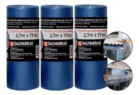Kit 3 Filme Eletrostatico Mascaramento Sem Fita 270cm X 17m Kit 3 Filme Eletrostatico Mascaramento Sem Fita 270cm X 17m