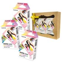 Kit 3 Filmes Instax Mini Macaron Para Câmera E Impressora - Kit Presente
