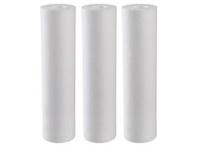 Kit 3 Filtro Refil Cartucho Polipropileno Liso 10 5 Micras Kit 3 Filtro Refil Cartucho Polipropileno Liso 10 5 Micras